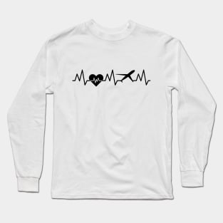 heart rate for traveling Long Sleeve T-Shirt